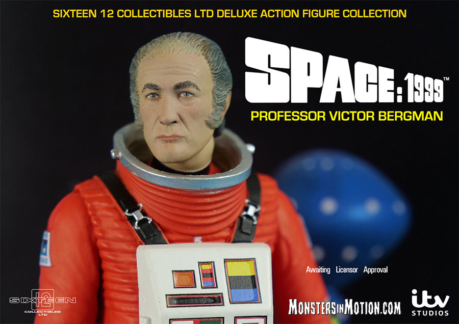 Space 1999 Victor Bergman Limited Edition Deluxe 6 Inch Figure by Sixteen 12 - Click Image to Close