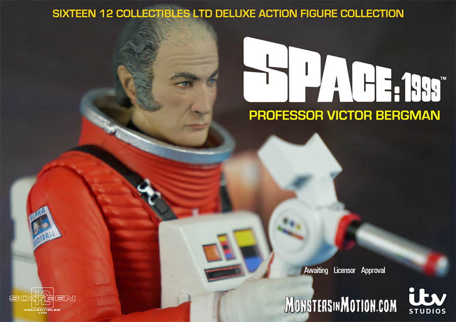 Space 1999 Victor Bergman Limited Edition Deluxe 6 Inch Figure by Sixteen 12 - Click Image to Close