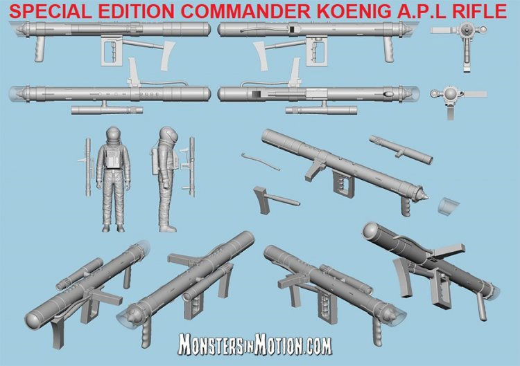 Space 1999 Commander John Koenig with Rifle Special Edition Deluxe 6 Inch Figure by Sixteen 12 - Click Image to Close