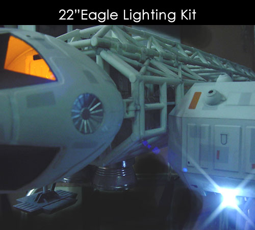 Space 1999 Eagle Transporter 22" Long 1/48th Scale Lighting Kit for MPC - Click Image to Close