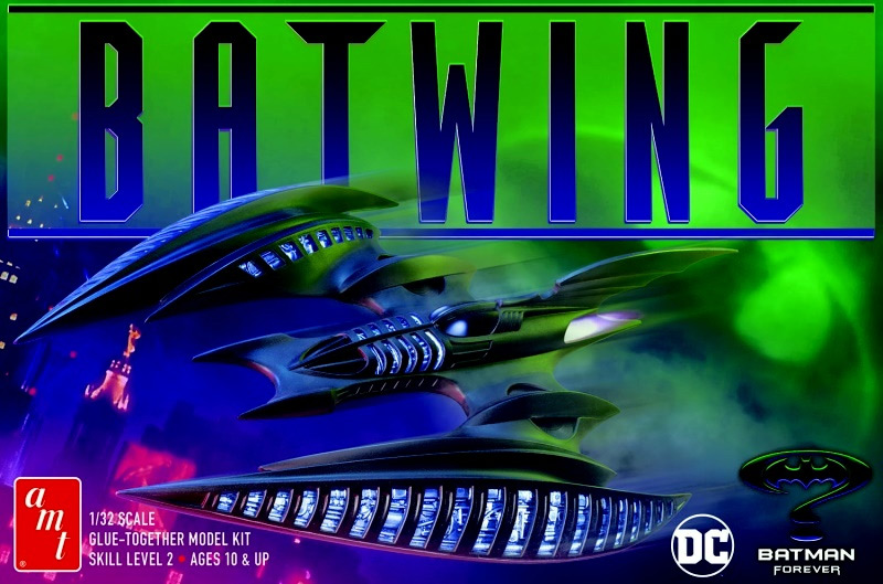 Batman Forever Batwing 1/32 Scale Model Kit by AMT - Click Image to Close