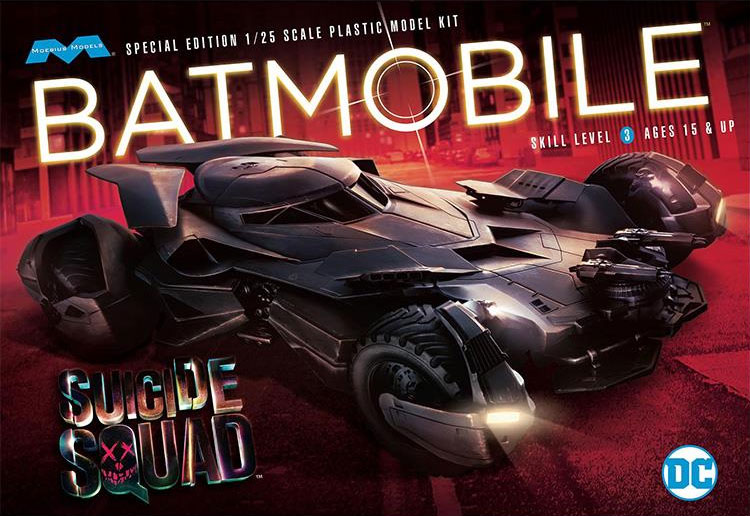 Batman Suicide Squad 1/25 Scale Batmobile Model Kit - Click Image to Close