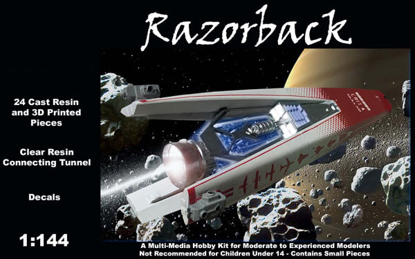 Expanse Razorback 1/144 Scale Resin Model Kit - Click Image to Close