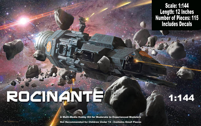 Expanse Rocinante 1/144 Scale Resin Model Kit - Click Image to Close