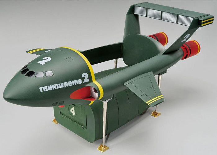 Thunderbirds Thunderbird 2 International Rescue SUPER BIG Model Kit - Click Image to Close