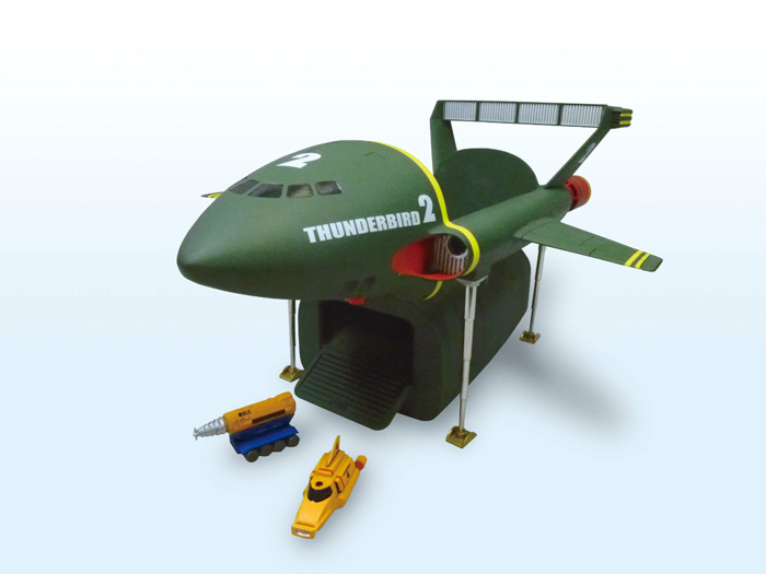 Thunderbirds Thunderbird 2 International Rescue SUPER BIG Model Kit - Click Image to Close