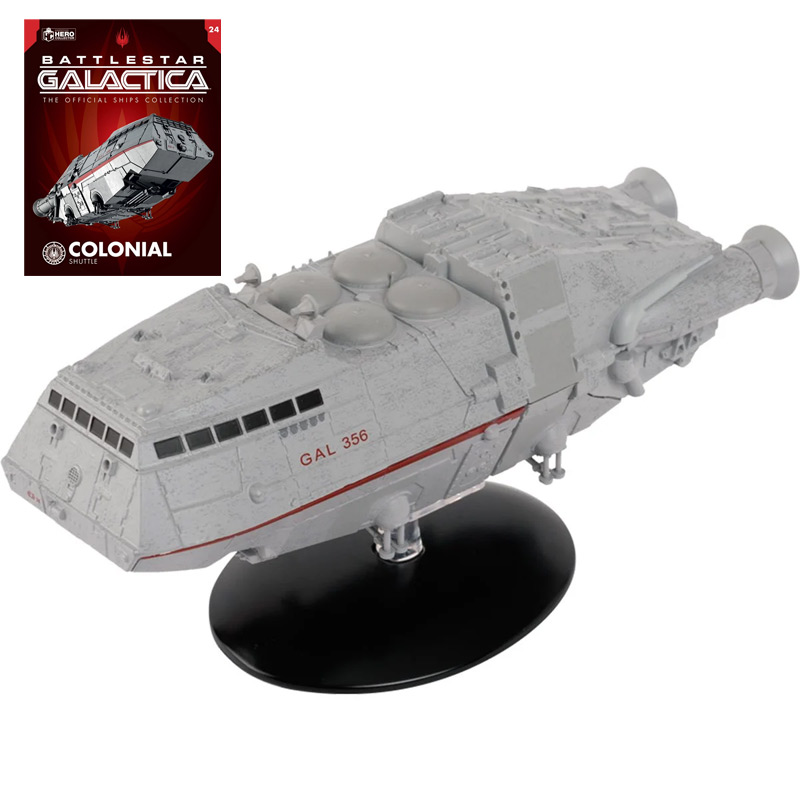 Battlestar Galactica 1978 Collection Classic Shuttle Vehicle with Collector Magazine - Click Image to Close