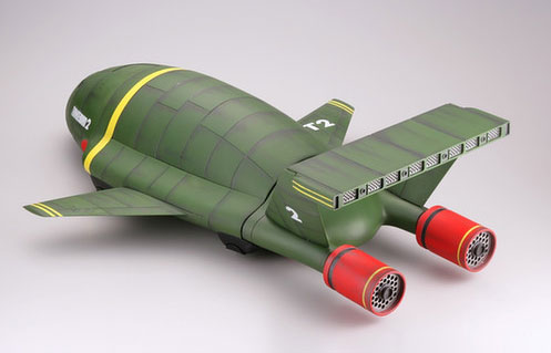 thunderbirds thunderbird 2 pre painted mega sofubi model gka lighting