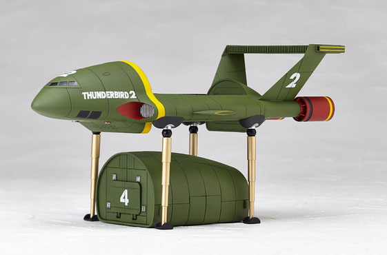 Thunderbirds Thunderbird 2 Revoltech 001 Vehicle (New Version) - Click Image to Close