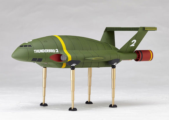 Thunderbirds Thunderbird 2 Revoltech 001 Vehicle (New Version) - Click Image to Close