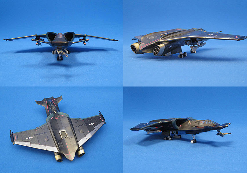 Space: Above & Beyond SA-43 Hammerhead Fighter Model Kit - Click Image to Close