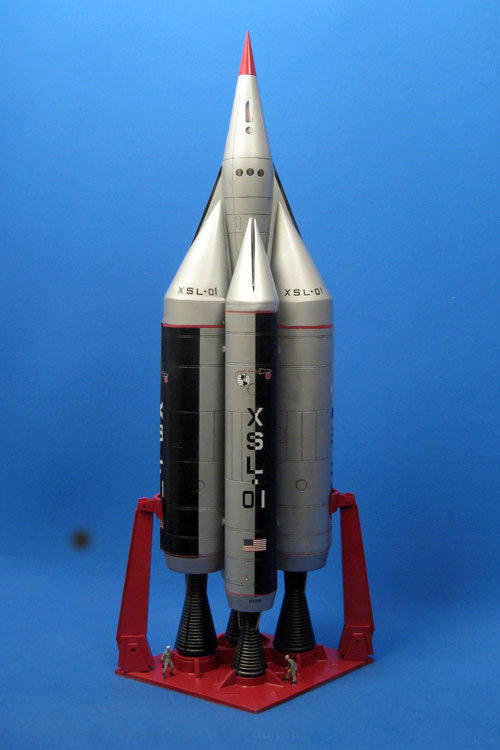 XSL-01 Manned Space Ship "Full Stack" Model Kit - Click Image to Close