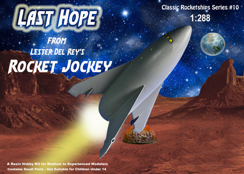 Rocket Jockey 1952 Last Hope Lester Del Ray Model Kit - Click Image to Close