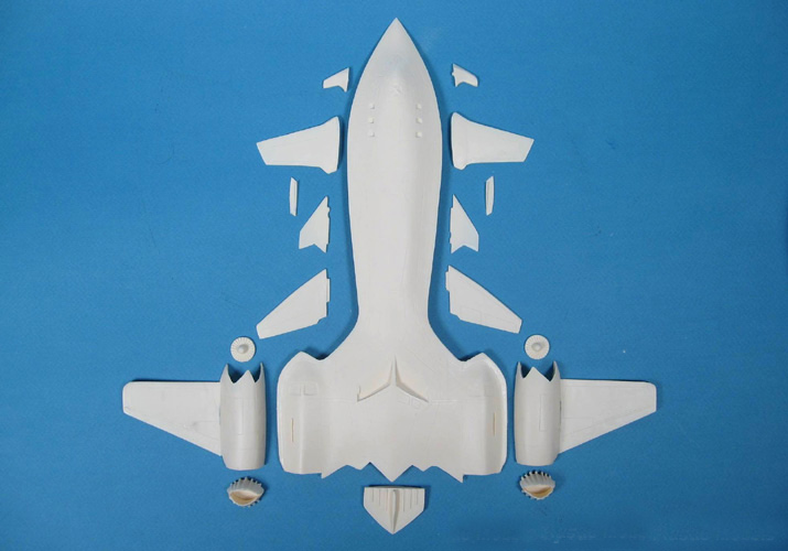 X-Jet from X-2 X-Men United 2003 1/144 Scale Model Kit - Click Image to Close
