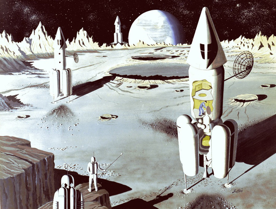 Convair Moon Lander 1958 1/144 Scale Model Kit - Click Image to Close