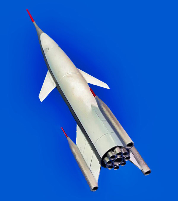 Satellite in the Sky 1956 Stardust Rocket 1/228 Scale Model Kit - Click Image to Close