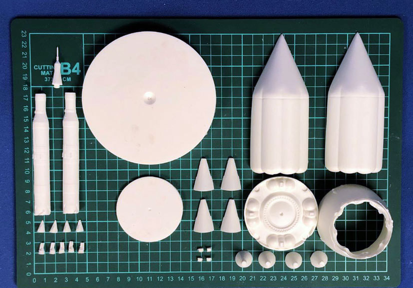 Convair Super-NEXUS & Saturn V 1/700 Scale Model Kit Super-Booster Collection #1 - Click Image to Close