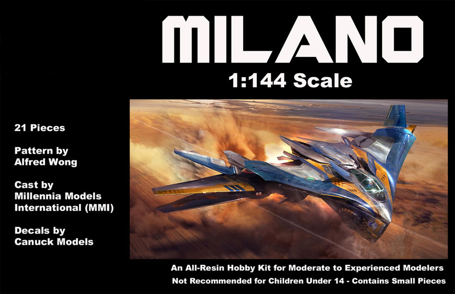 Guardians of the Galaxy Milano Spaceship 1/144 Scale Model Kit - Click Image to Close