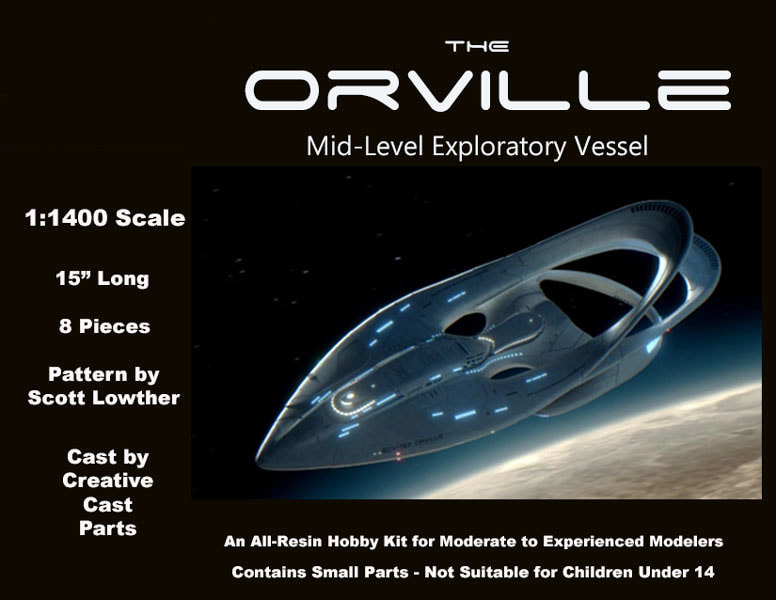 Orville 1/1400 Scale Resin Model Kit ONLY 1 AVAILABLE!!! - Click Image to Close