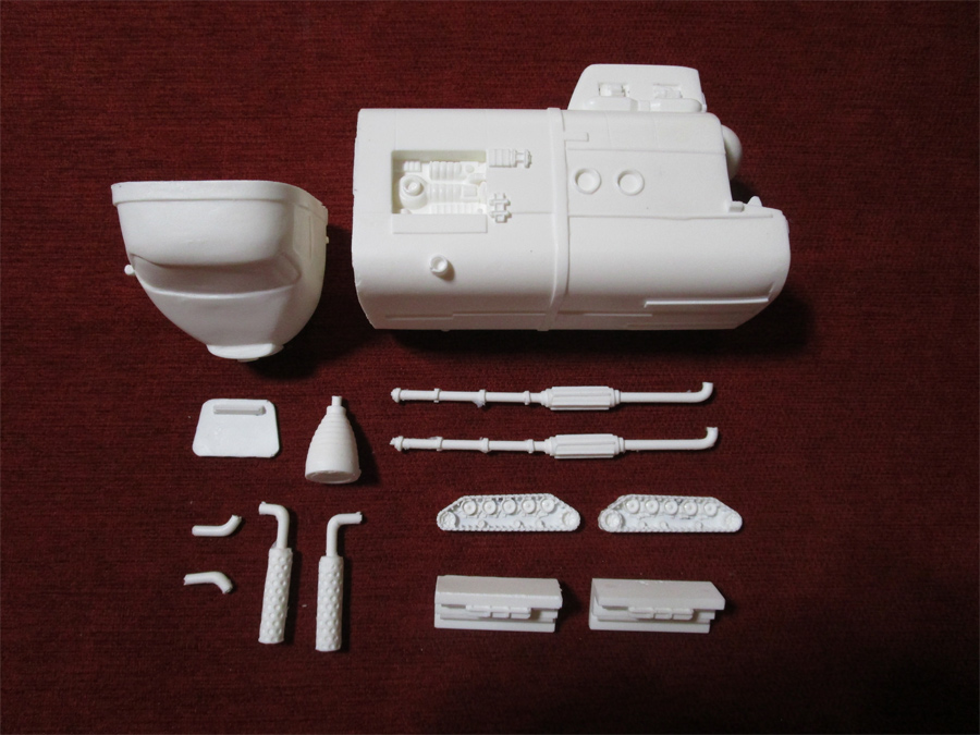 Red Dwarf Blue Midget Space Tank 1/72 Scale Model Kit - Click Image to Close