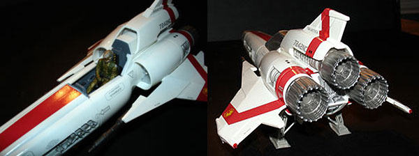 Battlestar Galactica 2003 Colonial Viper MK II 1/32 Scale Model Kit with Pilot by Moebius - Click Image to Close