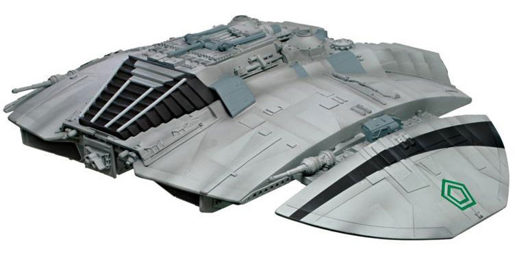 Battlestar Galactica 1978 Cylon Raider 1/32 Scale Finished Display - Click Image to Close