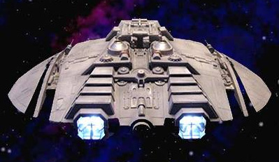 Battlestar Galactica 1978 Cylon Raider 1/32 Scale Model Lighting Kit For Moebius - Click Image to Close