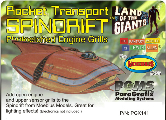 Land of the Giants Spindrift Photoetch Set 1/128 Scale - Click Image to Close