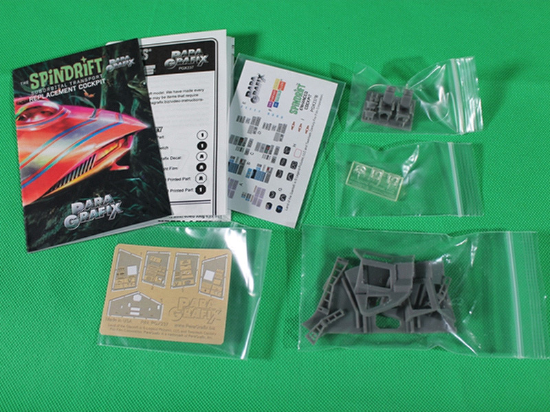 Land of the Giants Spindrift 1/64 Scale Cockpit Upgrade Set with Photoetch - Click Image to Close