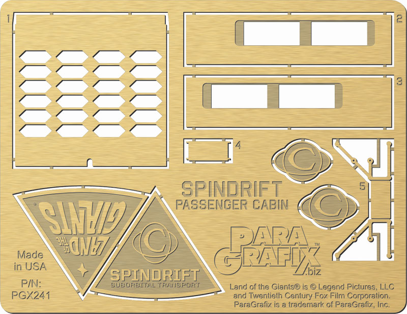 Land of the Giants Spindrift Passenger Cabin Upgrade Parts - Click Image to Close