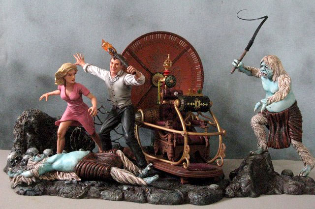 Time Machine 1960 ULTIMATE Poster Diorama 1/8 Scale Model Kit - Click Image to Close