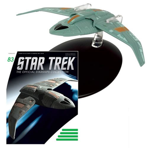 Star Trek Starships Bajoran Troop Transport Die-Cast Vehicle with Magazine Star Trek Starships Bajoran Troop Transport Die-Cast Vehicle with Magazine