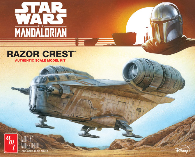 Star Wars Mandalorian Razor Crest 1/72 Scale Model Kit by AMT - Click Image to Close