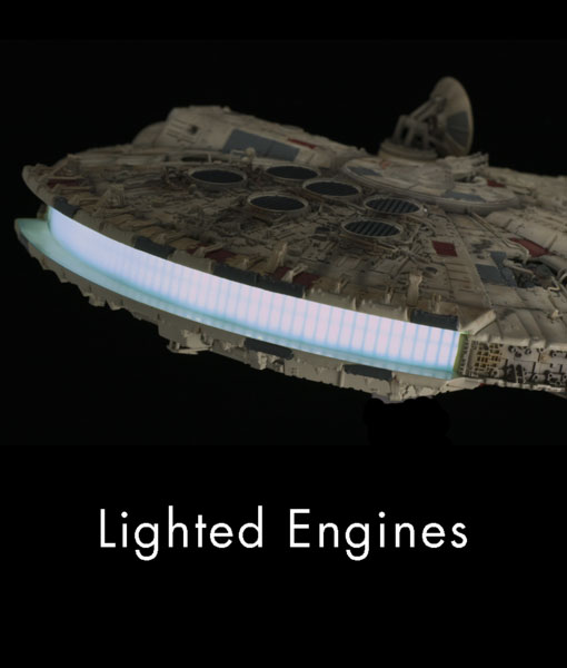 Star Wars Millennium Falcon 1/100 Scale Die Cast Replica - Click Image to Close