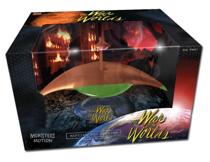 War Of The Worlds 1953 Martian War Machine 1/48 Copper Plated Display OOP - Click Image to Close