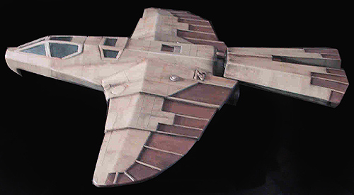 Buck Rogers Warhawk Spacecraft Model Kit - Click Image to Close
