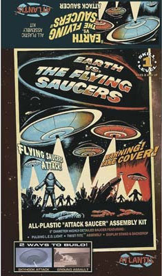 Earth Vs. The Flying Saucers 5" Saucer Model Kit (2ND EDITION) - Click Image to Close