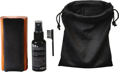 Discwasher D4+ Record Care System Fluid, Brush & Storage Bag - Click Image to Close