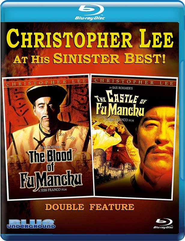 Blood of Fu Manchu / Castle of Fu Manchu Blu Ray Christopher Lee - Click Image to Close