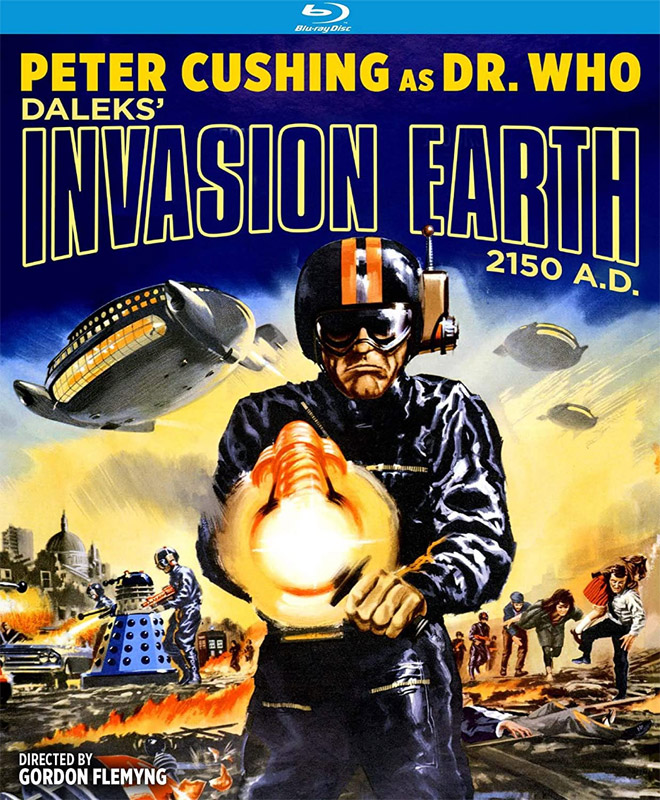 Dr. Who Daleks' Invasion Earth 2150 A.D. 1966 Blu-Ray Peter Cushing - Click Image to Close