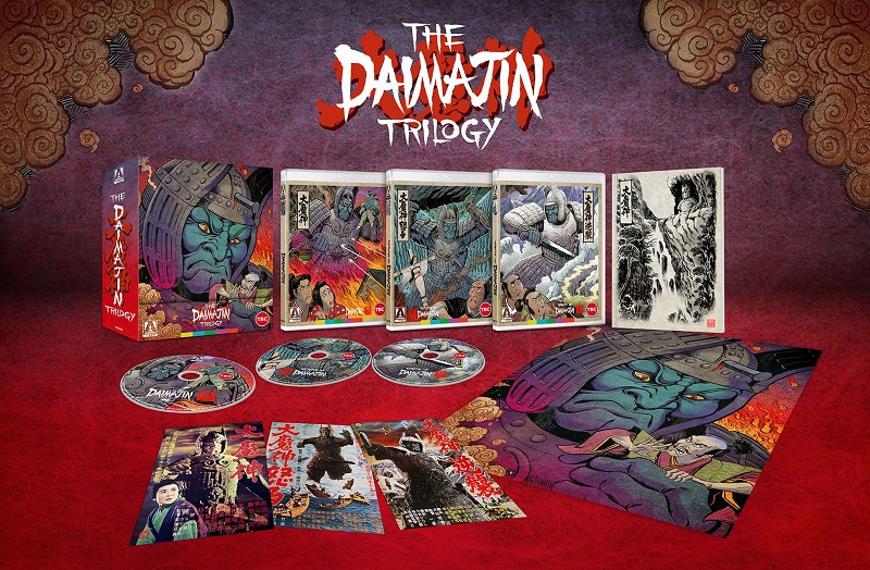 Daimajin Trilogy Limited Edition Blu-Ray 3 Disc Set - Click Image to Close