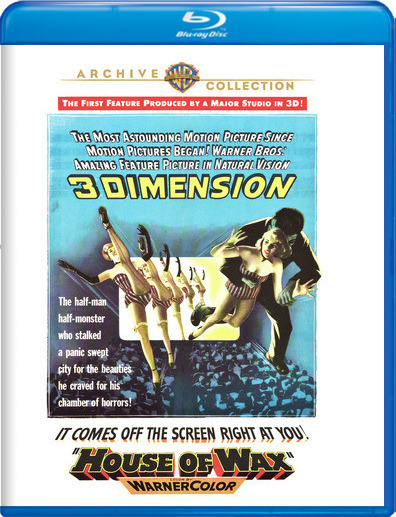 House of Wax 1953 3D Blu-ray - Click Image to Close