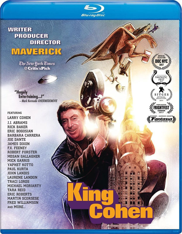 King Cohen 2018 Blu-Ray Larry Cohen Documentary plus Soundtrack CD LIMITED EDITION - Click Image to Close