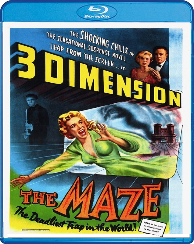 Maze, The 1953 3D Blu-Ray - Click Image to Close