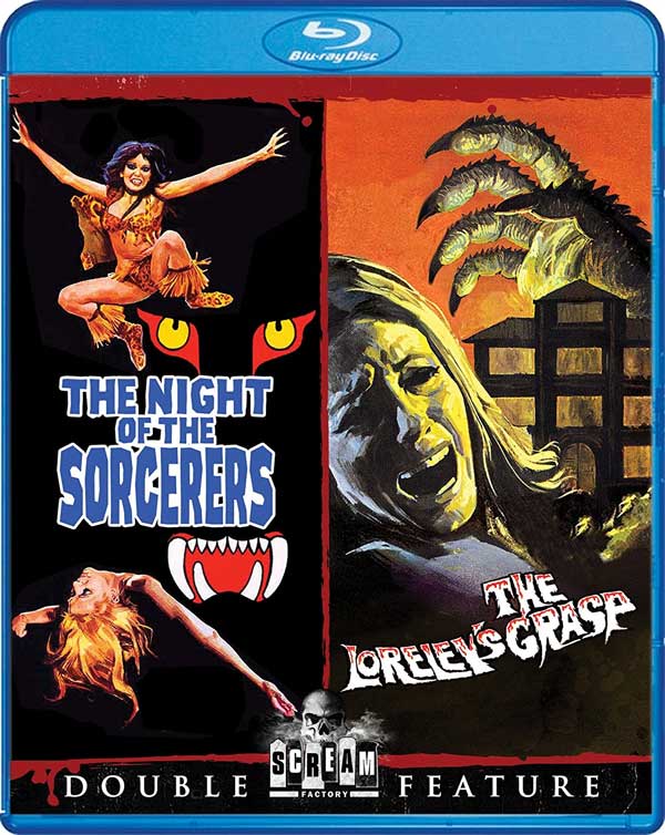 Night Of The Sorcerers / The Loreley's Grasp Blu-Ray - Click Image to Close