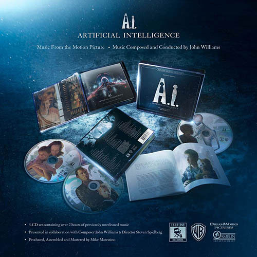 A.I. Soundtrack CD 3 Disc Set John Williams LIMITED EDITION - Click Image to Close