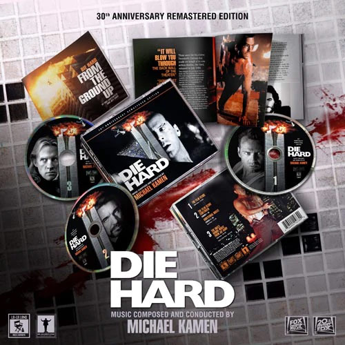 Die Hard 30th Anniversary Soundtrack 3 CD Set Michael Kamen - Click Image to Close