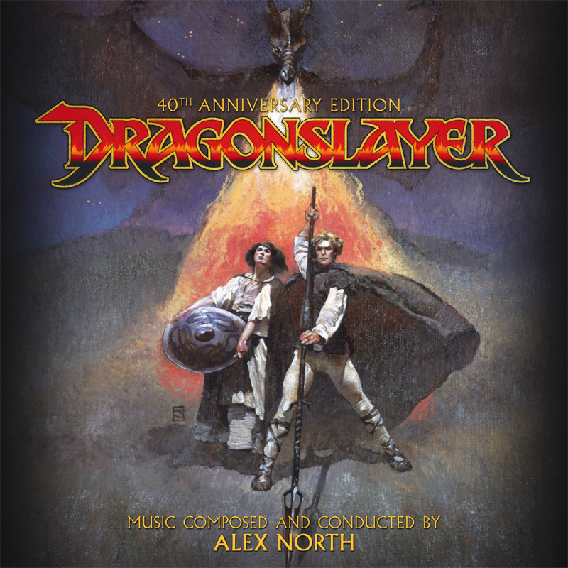 Dragonslayer 40th Anniversary Soundtrack CD Alex North LIMITED EDITION - Click Image to Close