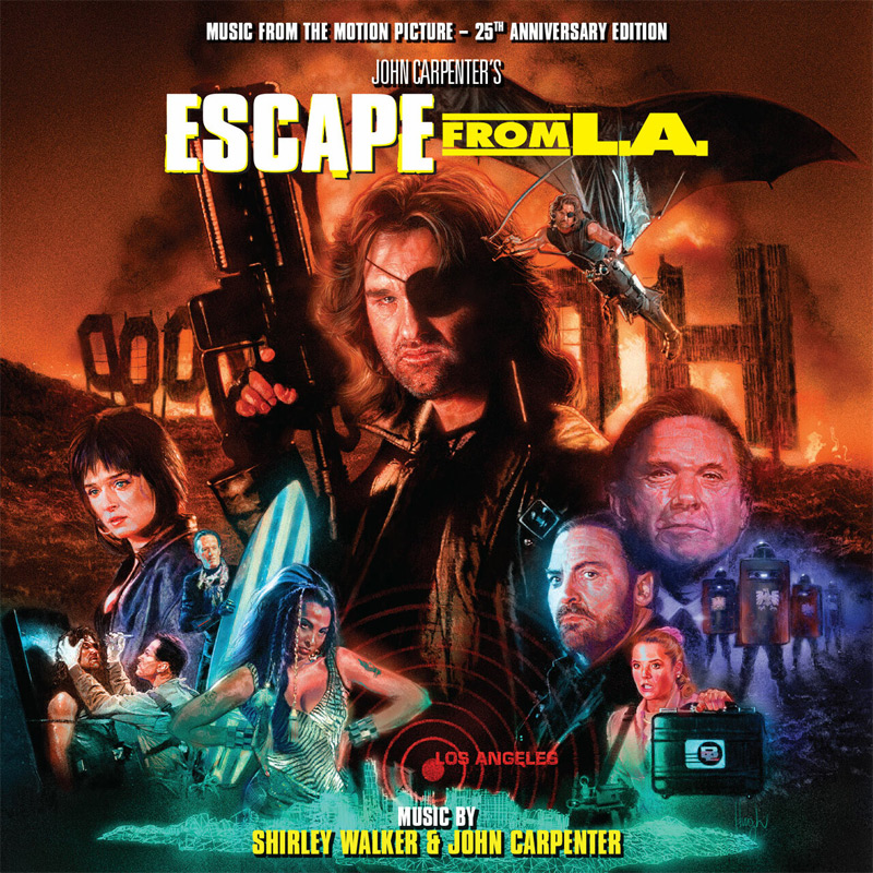 Escape From L.A. 25th Anniversary Soundtrack CD John Carpenter Shirley Walker - Click Image to Close