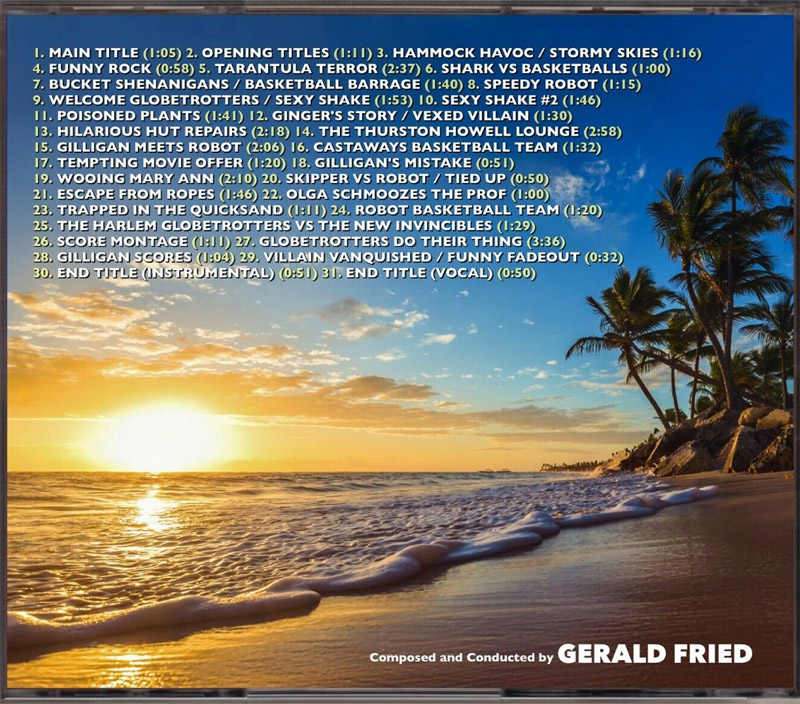 Harlem Globetrotters on Gilligan's Island Soundtrack CD Gerald Fried - Click Image to Close